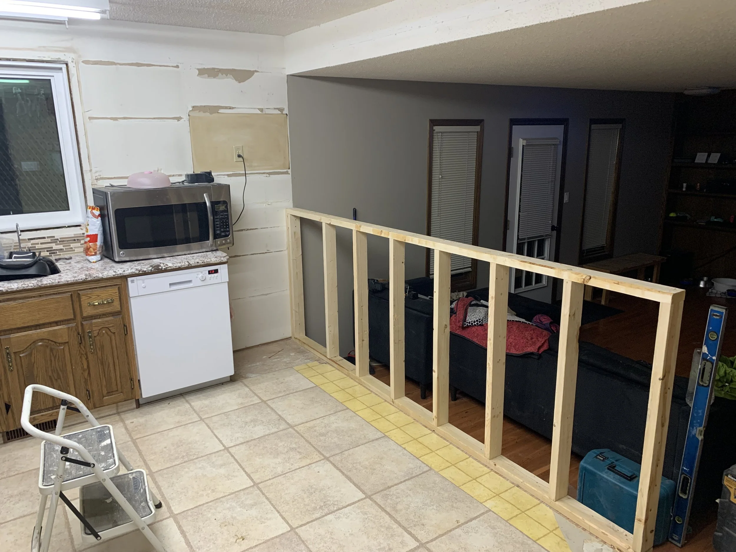 Kitchen Project 2 During Demo