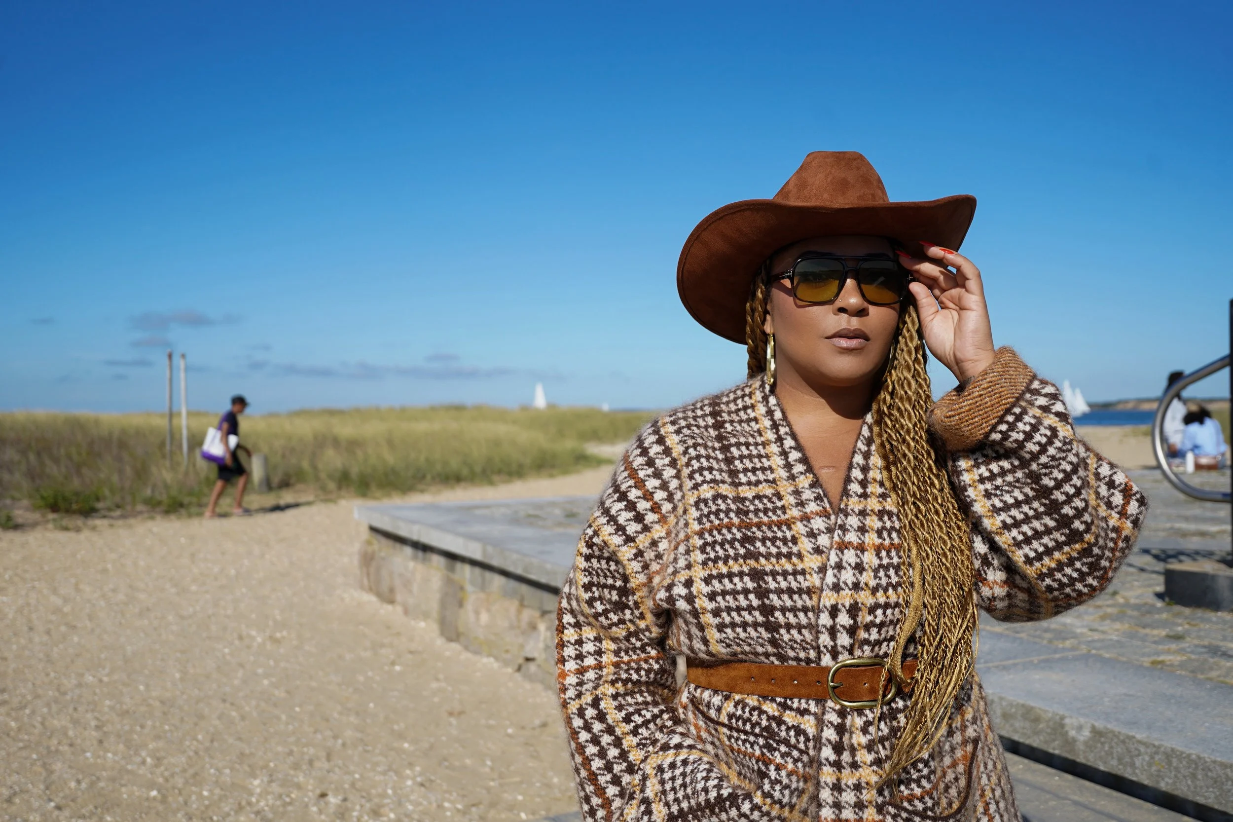 Wearing Sézane in Martha’s Vineyard
