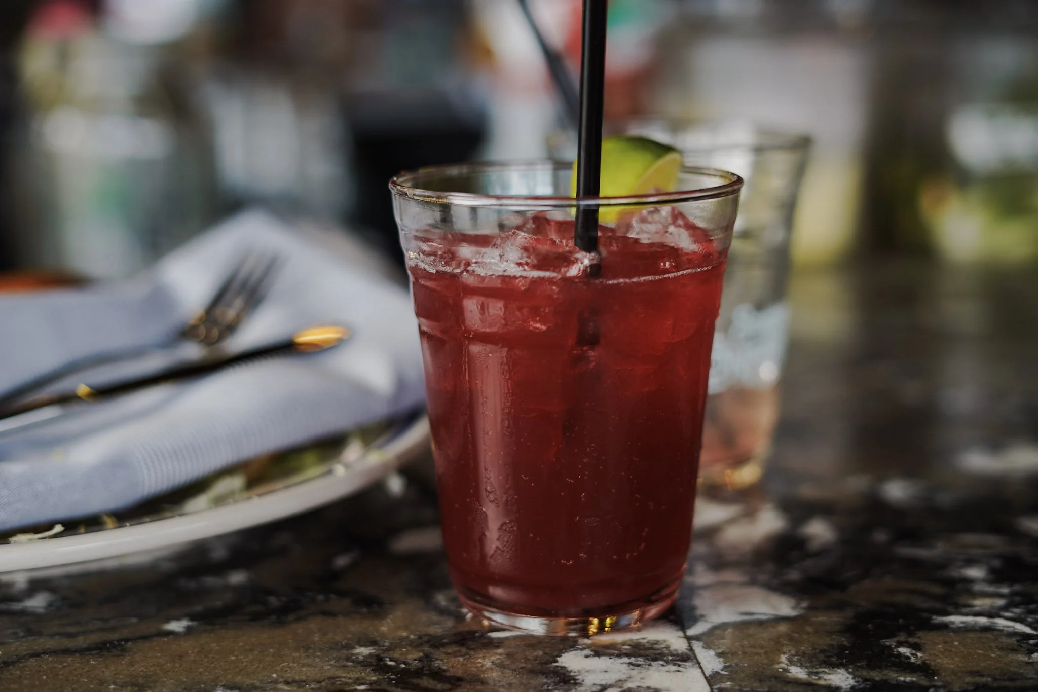 Cherry Limeade Aguas Frescas at State of Confusion in Chattanooga, Tennessee