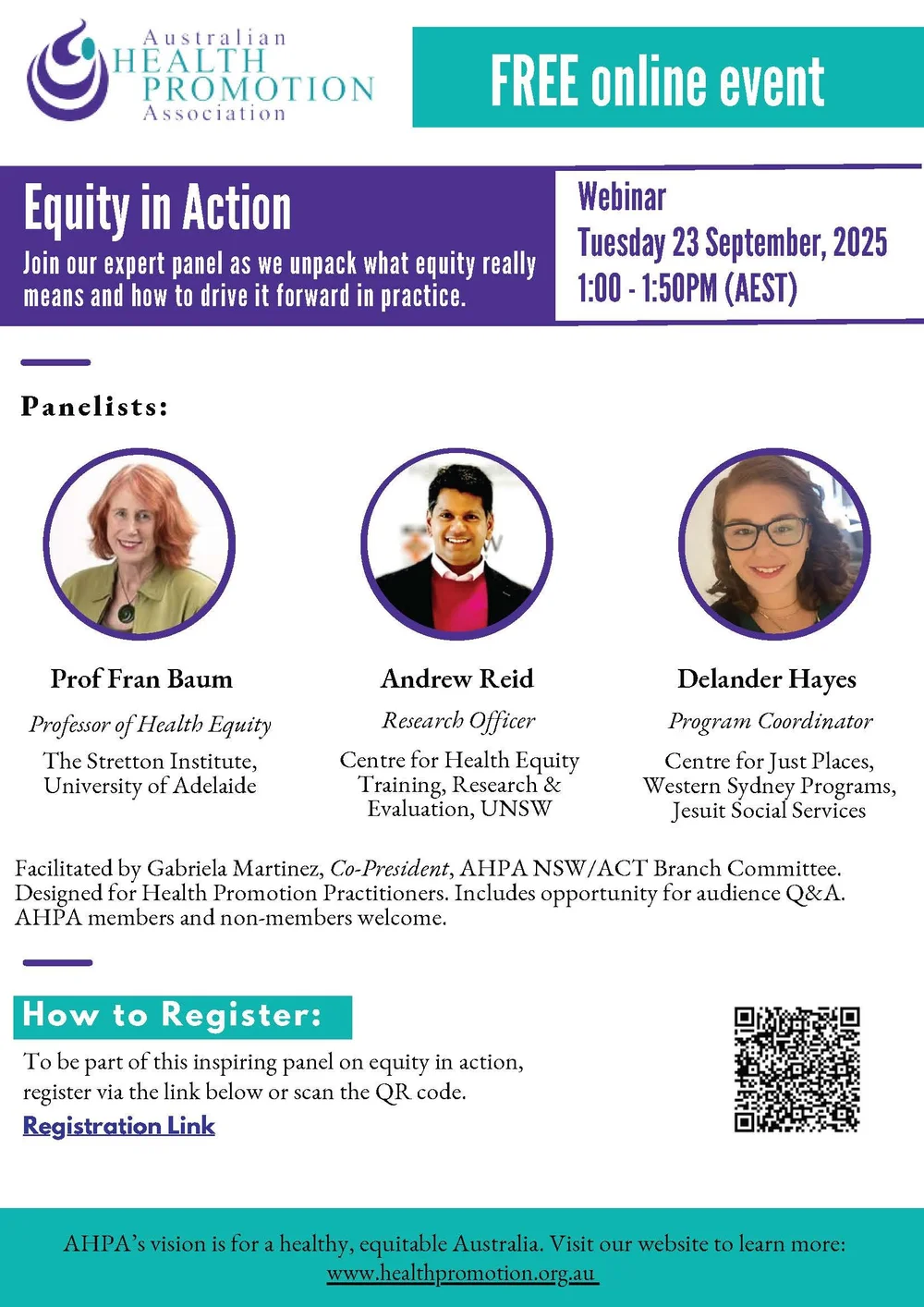 Equity in Action Webinar - 23 September 2025 — CHETRE