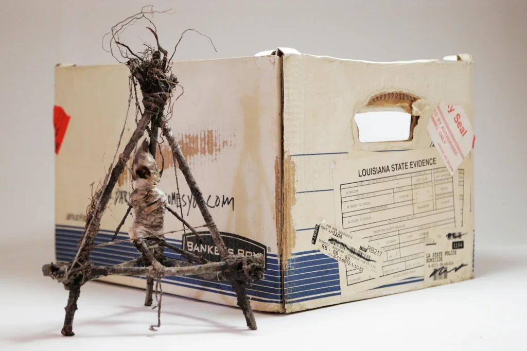Over 300 unsuspecting journalists and tastemakers received a conspicuous package in the mail. Its contents were intentionally vague — a hand-crafted twig sculpture creepily referred to as a “Devil’s Net,” carefully packed inside a tattered Louisiana 