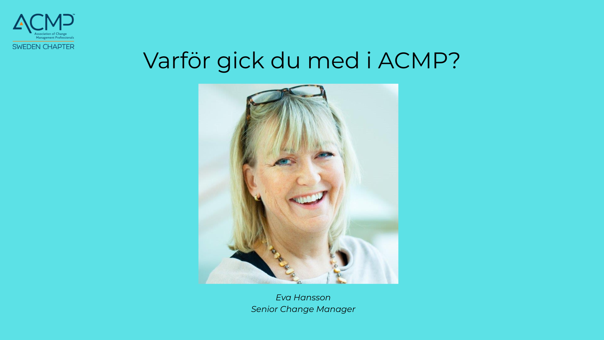 Varför medlem i ACMP?