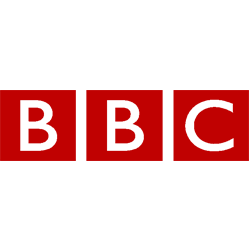 BBC logo with red squares
