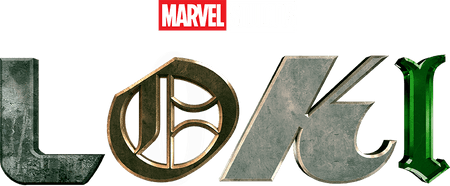 Logo of Marvel Studios' "Loki" series featuring stylized letters.
