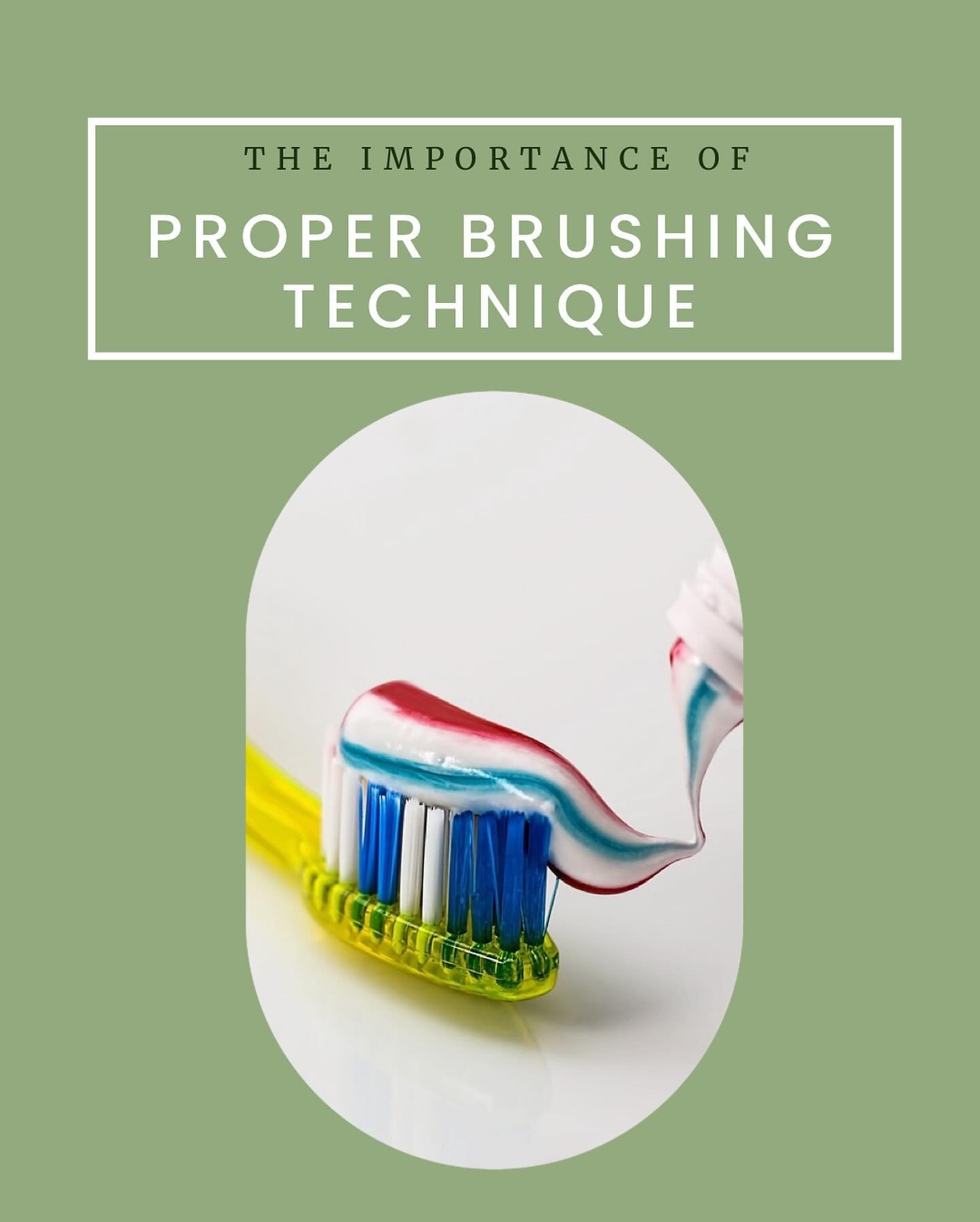 The Importance of Proper Brushing Technique 🦷✨