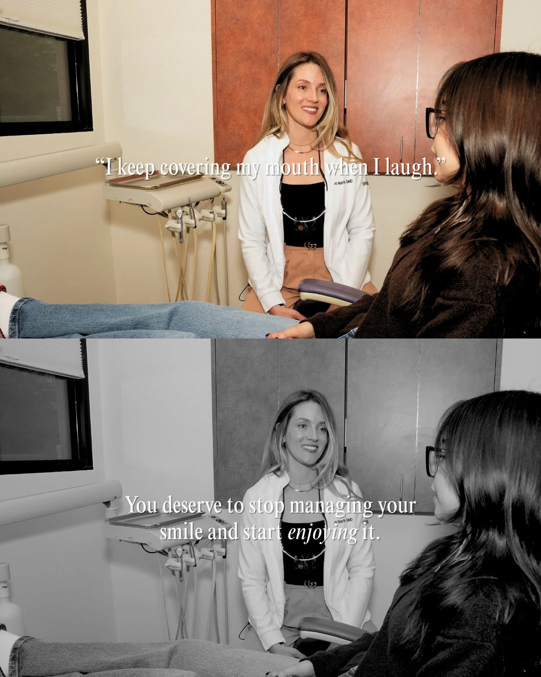 Hesitation is rarely about shade, it&rsquo;s about identity and proportion.⁠
⁠
Well designed veneers do not replace your features. They support them. Lip movement, facial balance, and enamel preservation are considered before material is selected.⁠
⁠