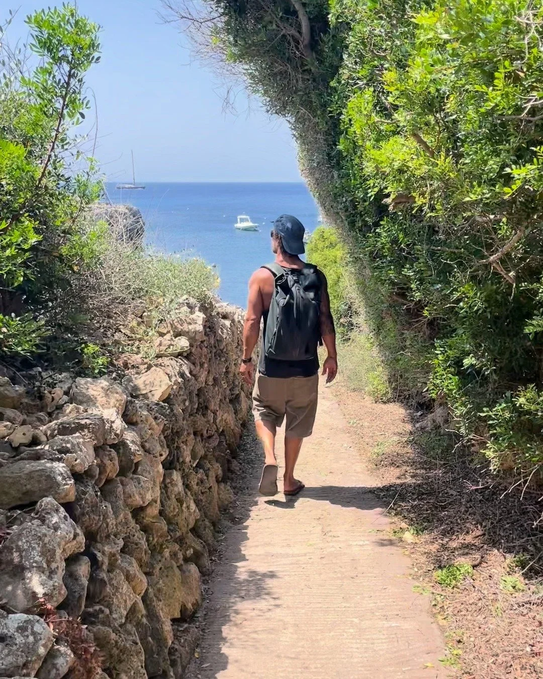 A few years back, as @nazareno.grisolia was dreaming of us having a retreat in Menorca, the smallest island of the Balearic Islands in Spain and we decided to "send" him on a field trip. 

To explore, feel the island out and check out a few