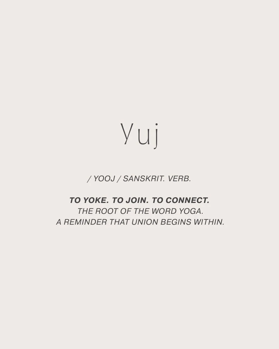 In a world that constantly encourages us to look outside ourselves, yoga can easily become another thing to achieve, document, or perfect.

But that&rsquo;s not what it&rsquo;s about.

It&rsquo;s not about validation.
Not performance.
Not the outside