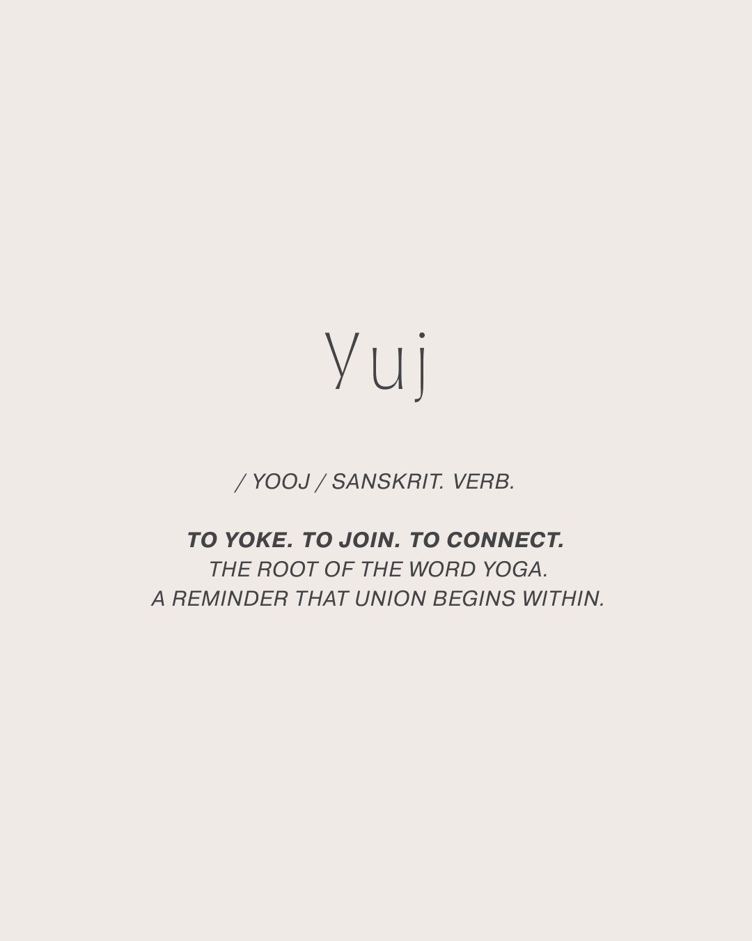 In a world that constantly encourages us to look outside ourselves, yoga can easily become another thing to achieve, document, or perfect.

But that&rsquo;s not what it&rsquo;s about.

It&rsquo;s not about validation.
Not performance.
Not the outside