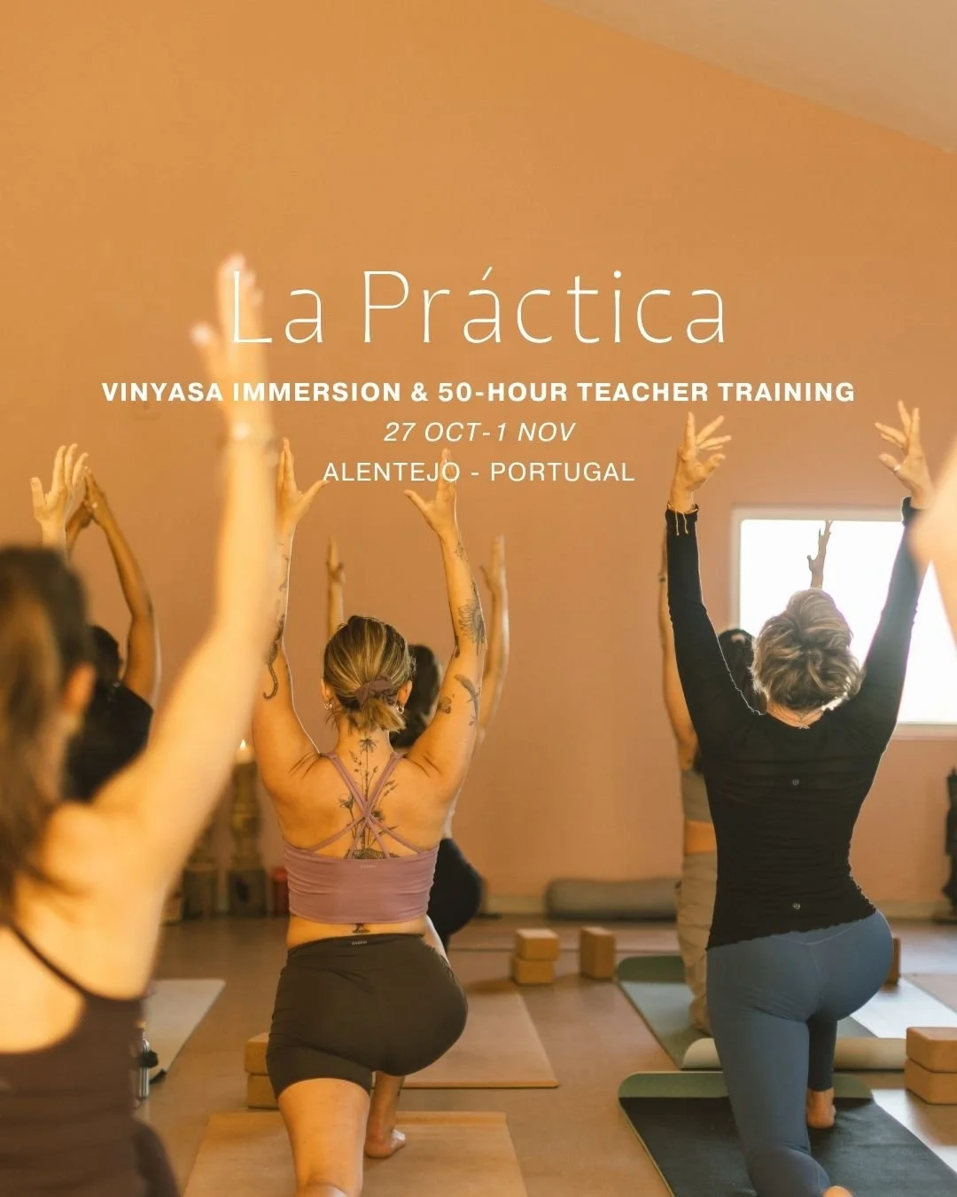 Come join us for our upcoming 50 Hour Vinyasa Teacher Training in Portugal! 

If you're a yoga teacher longing for new inspiration, want to deepen your own practice at the same time grow your teaching skills together with other yoga teachers - La Pr&