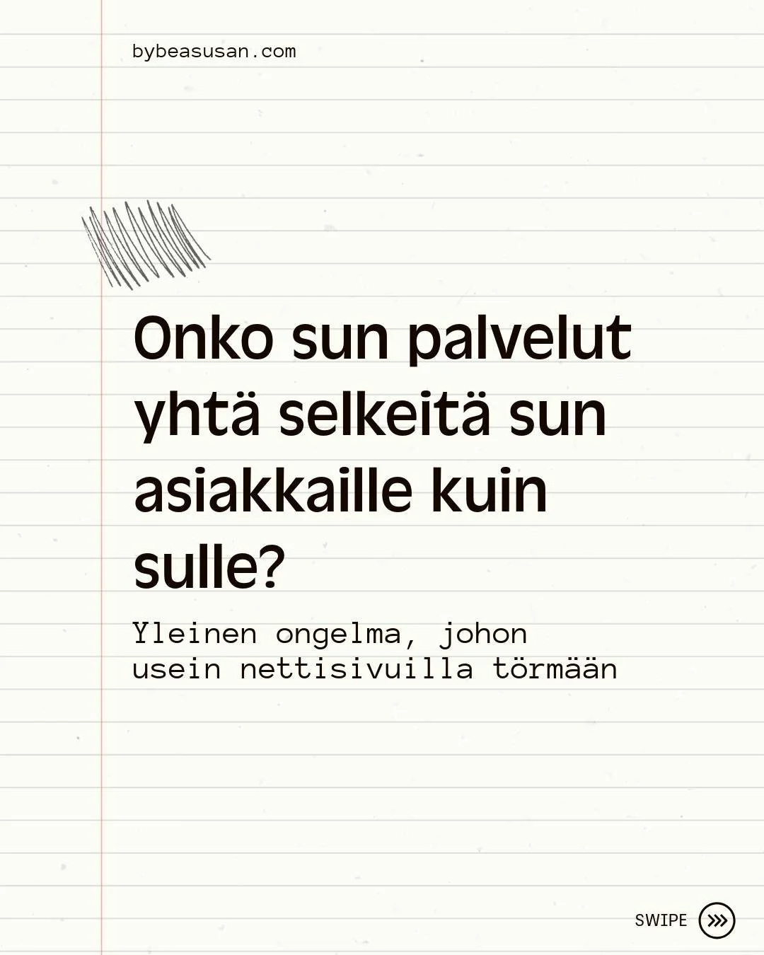 Verkkosivut myyntikanavana on palvelu, jossa m&auml; varmistan, ett&auml; sun asiakas varmasti ymm&auml;rt&auml;&auml; mit&auml; s&auml; myyt.

M&auml; rakennan sun asiantuntija bisnekselle nettisivut, jotka puhuttelee sun asiakasta, her&auml;tt&auml