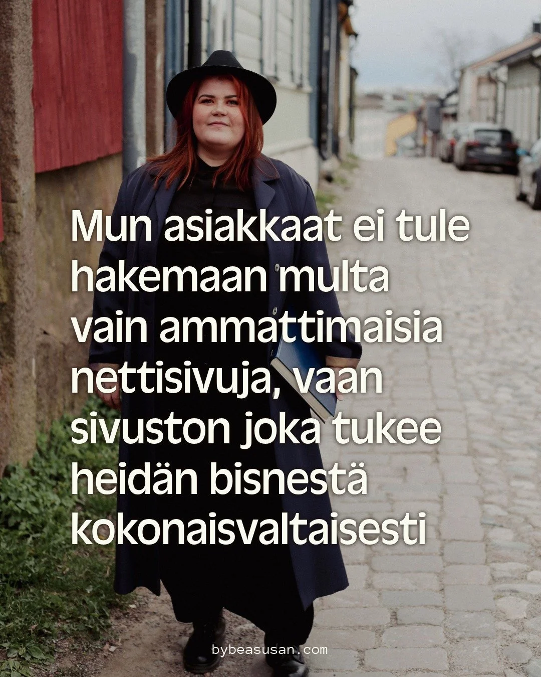Myyvien nettisivujen salaisuus ei ole ainoastaan se miten asiat on sinne aseteltu ja milt&auml; ne n&auml;ytt&auml;&auml;.

M&auml; haluan, ett&auml; kun projekti on valmis, mun asiakkaalla on tukena sivusto, joka tekee myymisest&auml; vaivattomampaa