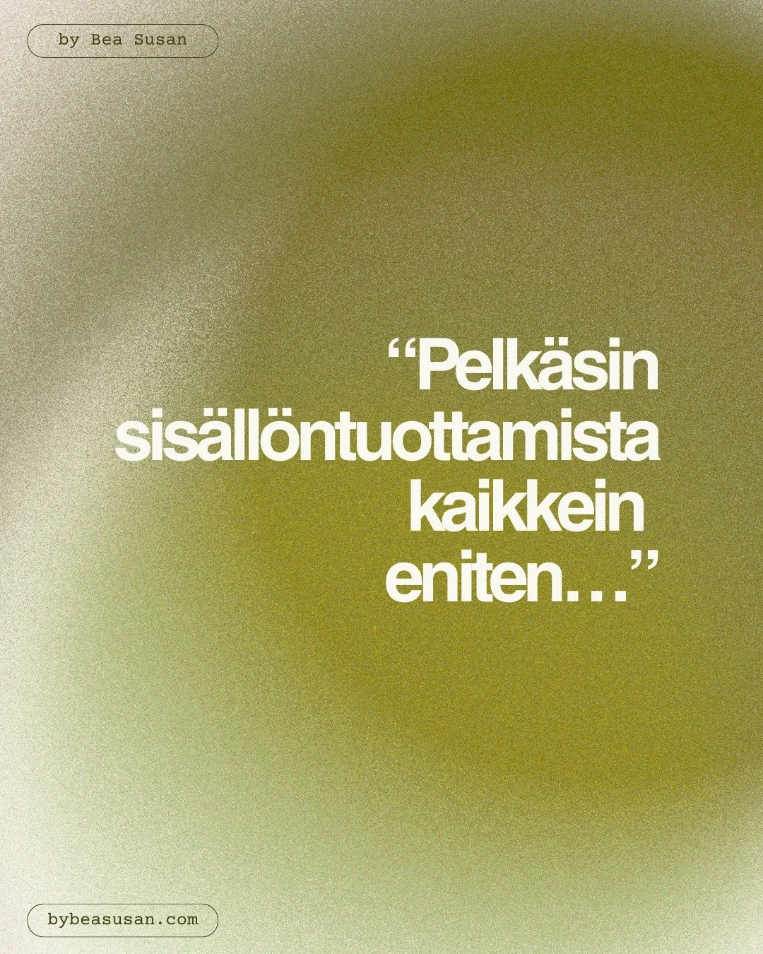 &ldquo;Pelk&auml;sin sis&auml;ll&ouml;ntuottamista kaikkein eniten&hellip;&rdquo;

T&auml;&auml; on lause, jonka kuulen mun asiakkaiden suusta usein.

Ja t&auml;&auml; on my&ouml;s yksi yleisimmist&auml; syist&auml;, miksi verkkosivuprojektit venyy.
