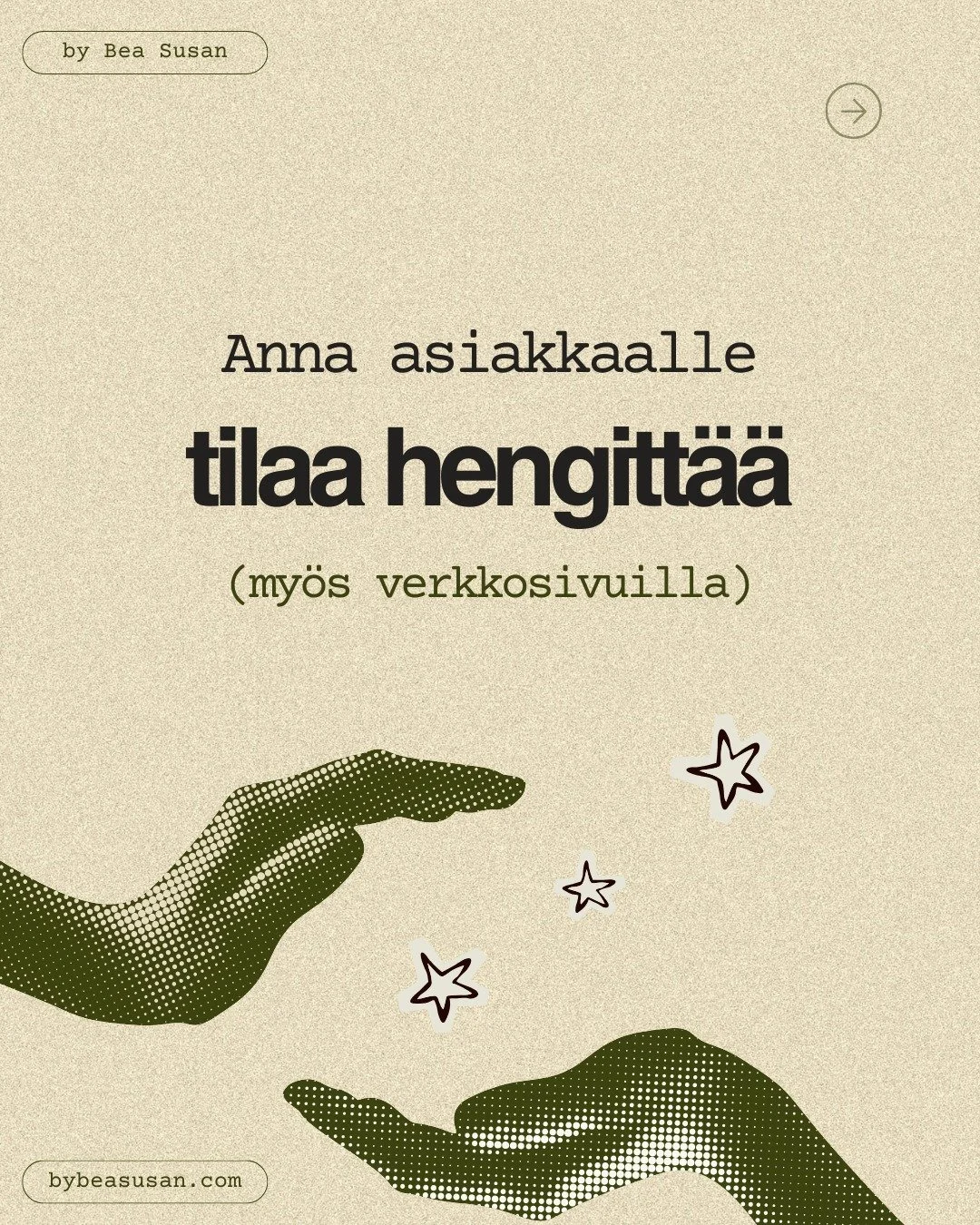 Se mit&auml; sun asiakas haluaa, on selkeys.

M&auml; uskon, ett&auml; jokainen meist&auml; haluaa, ett&auml; kun asiakas saapuu meid&auml;n sivustolle, niin h&auml;nen on helppo ja miellytt&auml;v&auml; olla siell&auml;.

Kun tein vuonna 2014 mun en