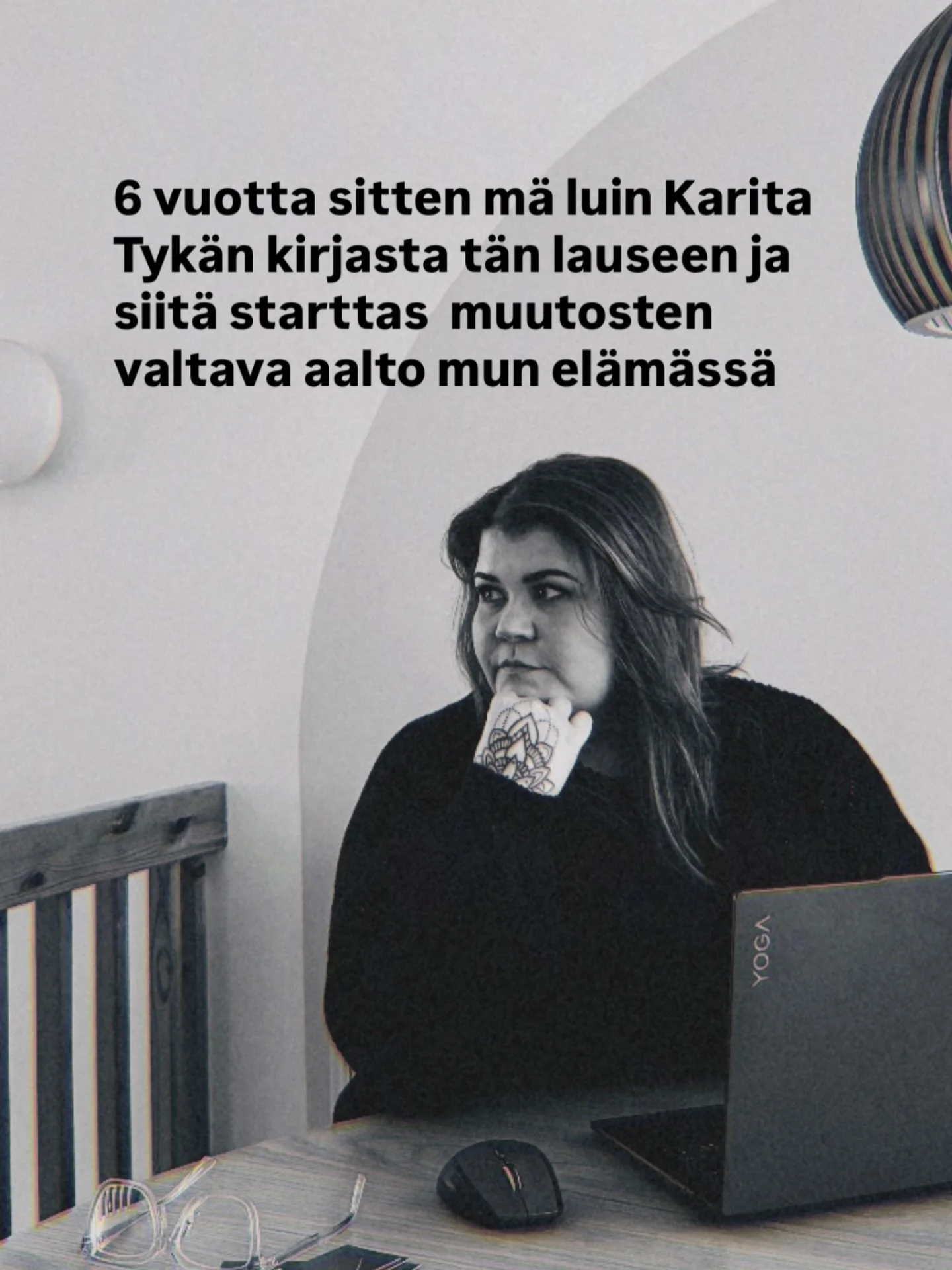 Kun mik&auml;&auml;n ei muutu - mik&auml;&auml;n ei muutu. 

Jotenkin m&auml; tiesin heti ton lauseen luettuani, ett&auml; paluuta entiseen ei en&auml;&auml; ole - koska m&auml; en halua tyyty&auml; mihink&auml;&auml;n.

Ja vaikka tossa hetkess&auml;
