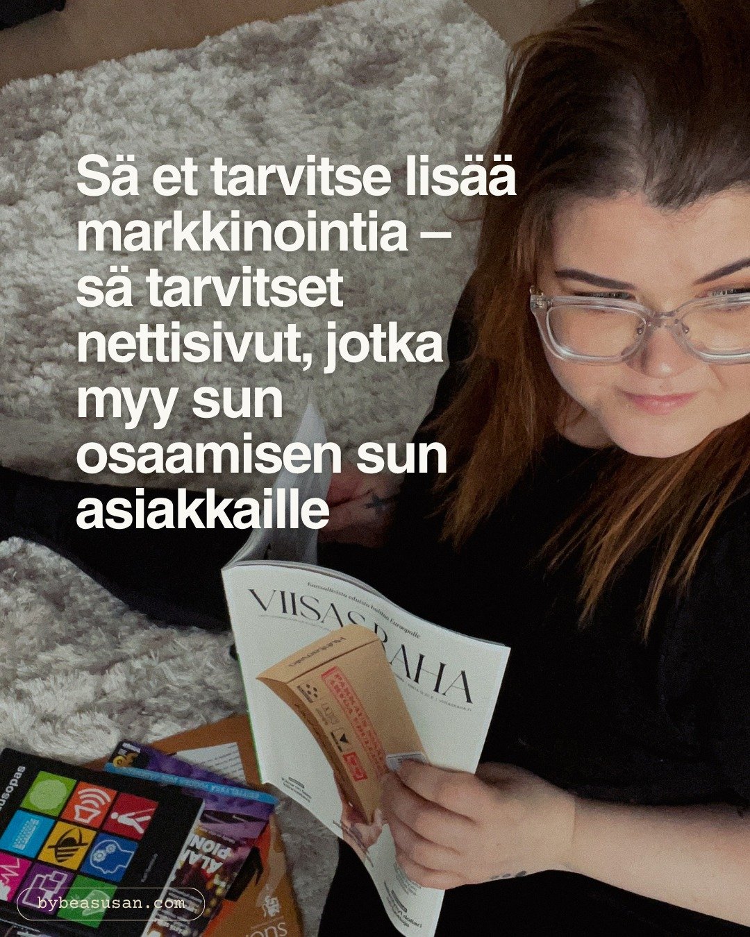 Sulla voi olla super hyv&auml;t palvelut ja sun asiakkaat voi rakastaa sun kanssa ty&ouml;skentely&auml;, mutta niin kauan kun sun nettisivut ei tee aktiivista myyntity&ouml;t&auml; sun puolesta, s&auml; joudut tekem&auml;&auml;n sit&auml; itse.

T&a