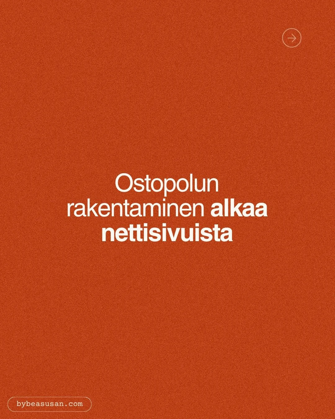 Nettisivut on ostopolun p&auml;&auml;tepiste ja sillon kun ne tekee sit&auml; ty&ouml;t&auml; mit&auml; niiden kuuluu, ne muuttaa sun yleis&ouml;n maksaviksi asiakkaiksi.

T&auml;&auml; ei lopulta vaadi kallista sivustouudistusta, vaan sen, ett&auml;