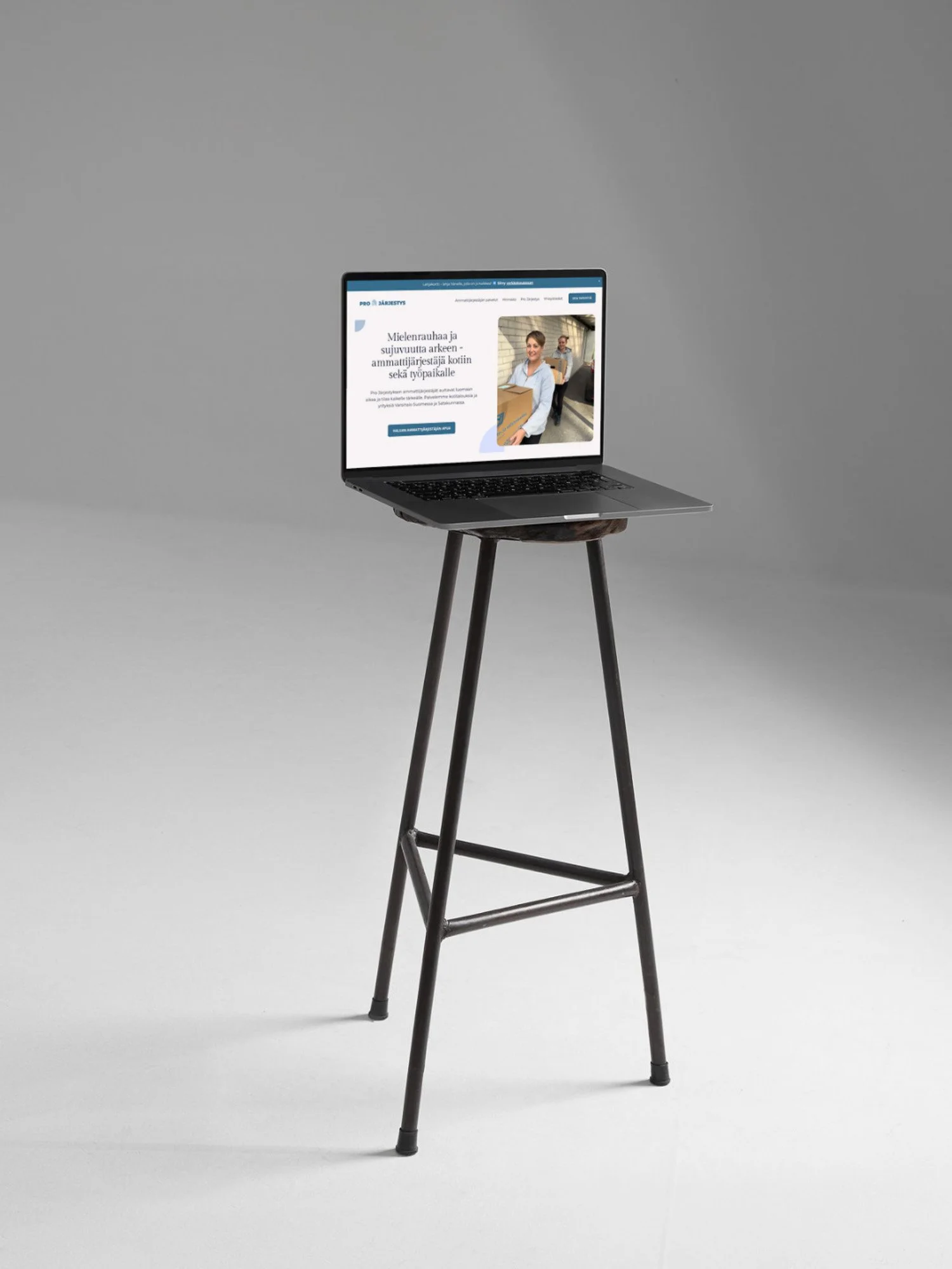 Referenssikuva Squarespace verkkosivuista.