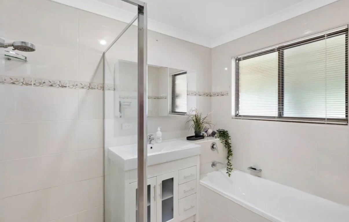 Bathroom renovation before and after