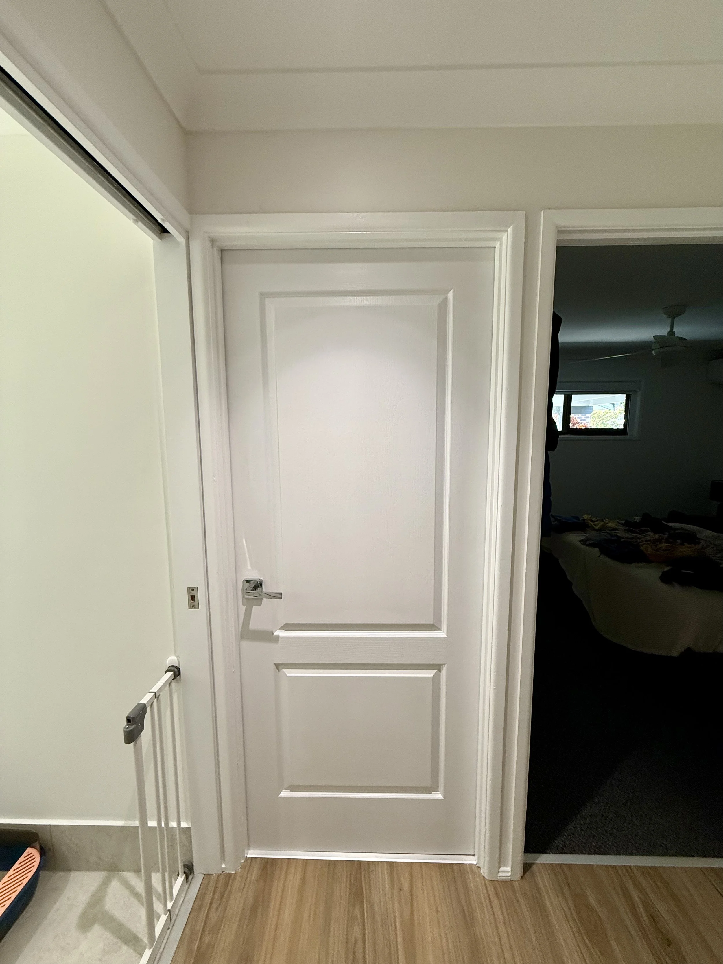 New internal doors and locks, Hume Caprice design