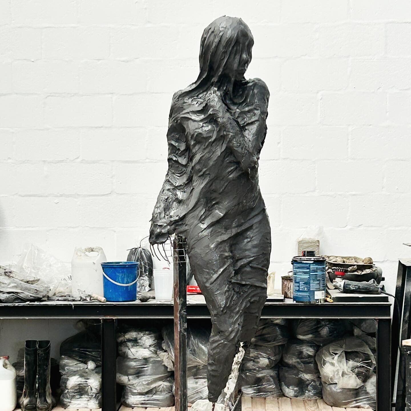 Progress on new veiled figure, thoroughly enjoying it! 

#art #sculpture #sculptures #artist #fyp