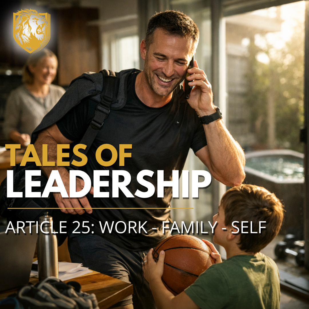 Article 25: Work - Family - Self with Joshua K. McMillion 