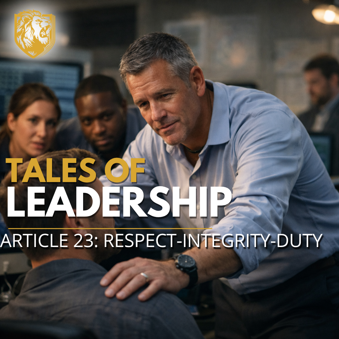 Article 23: Respect, Integrity, Duty (RID) 
