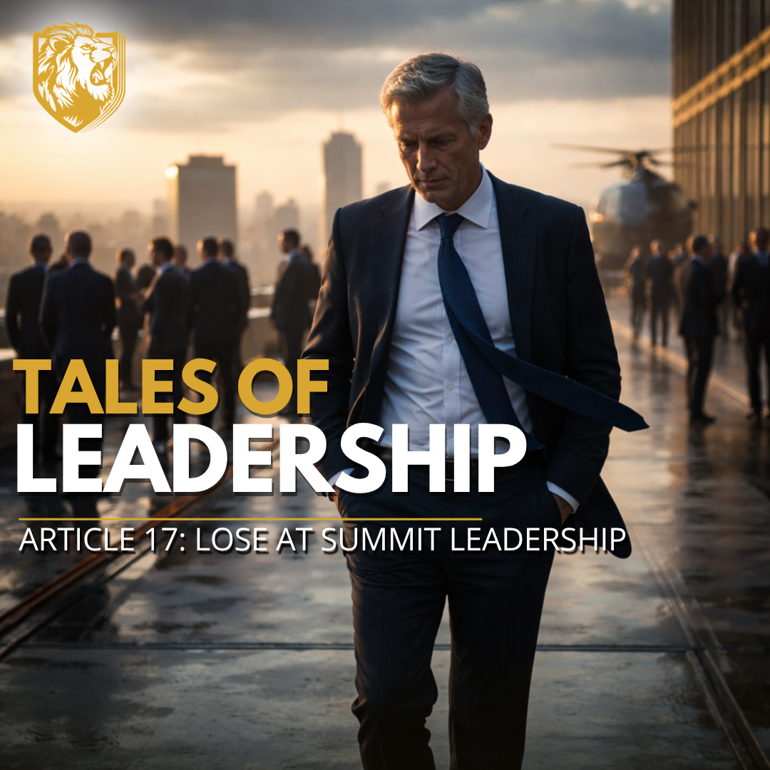 Article 17: Six (6) Ways Leaders Lose At Summit Leadership