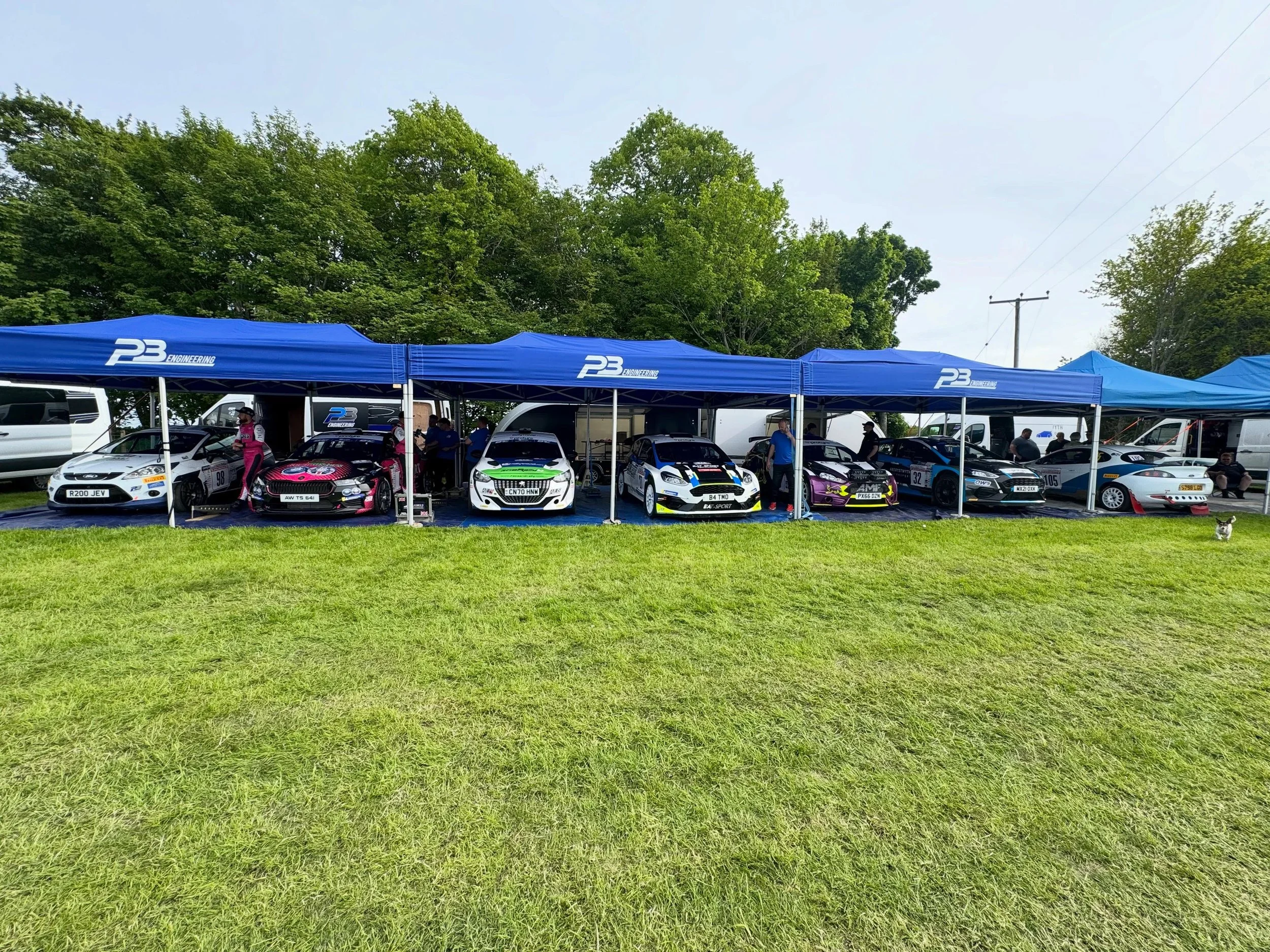 All 7 PBE crews enjoyed the @jimclarkrally night stages and are looking forward to day two tomorrow. 
Currently sitting 5th, 14th, 17th, 50th, 74th, 75th and 81st overnight. All currently beating their seeding which is impressive. Well done! @brcrall