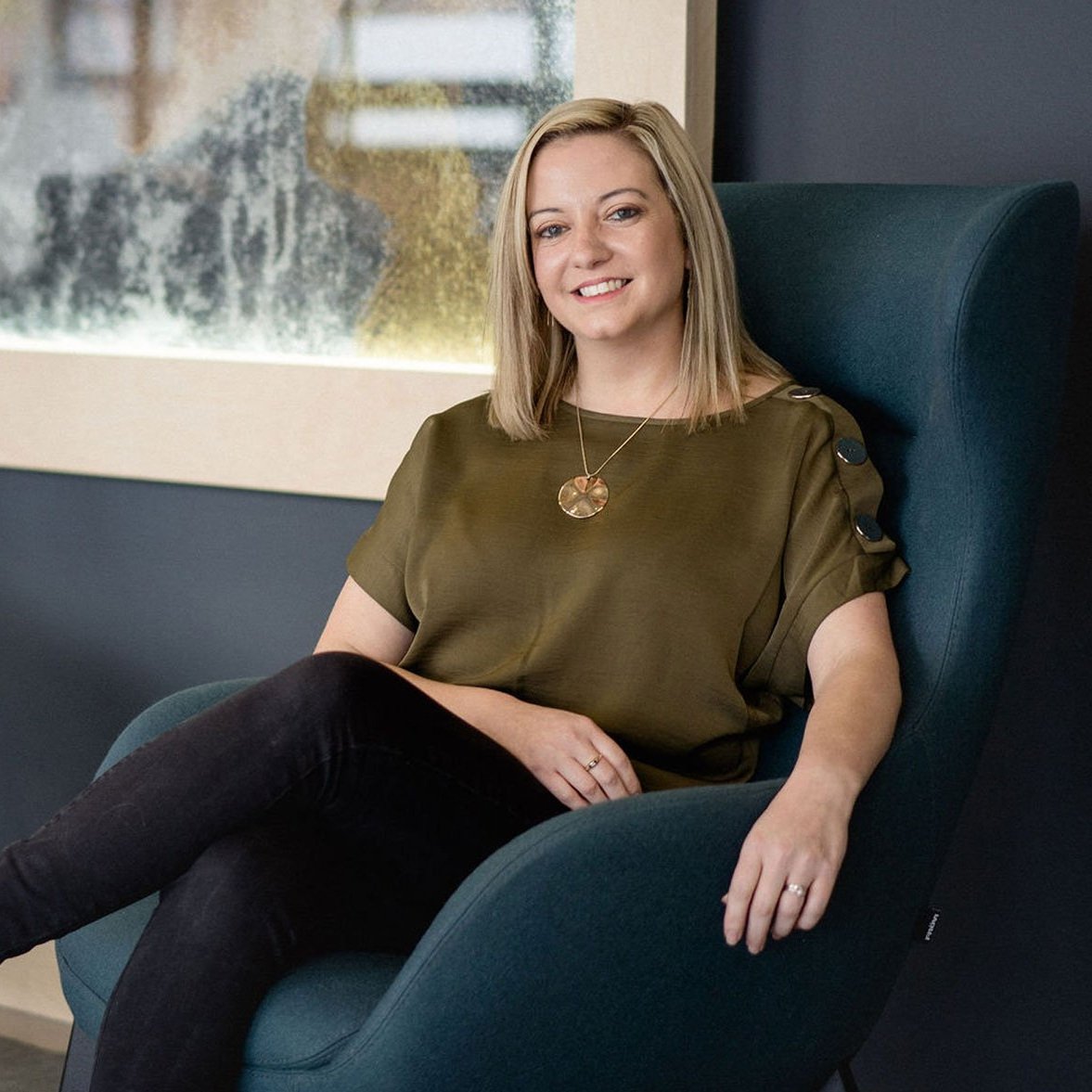 Brown McLeod director, Sara Fearn in the Accountancy practice's Sheffield head office.