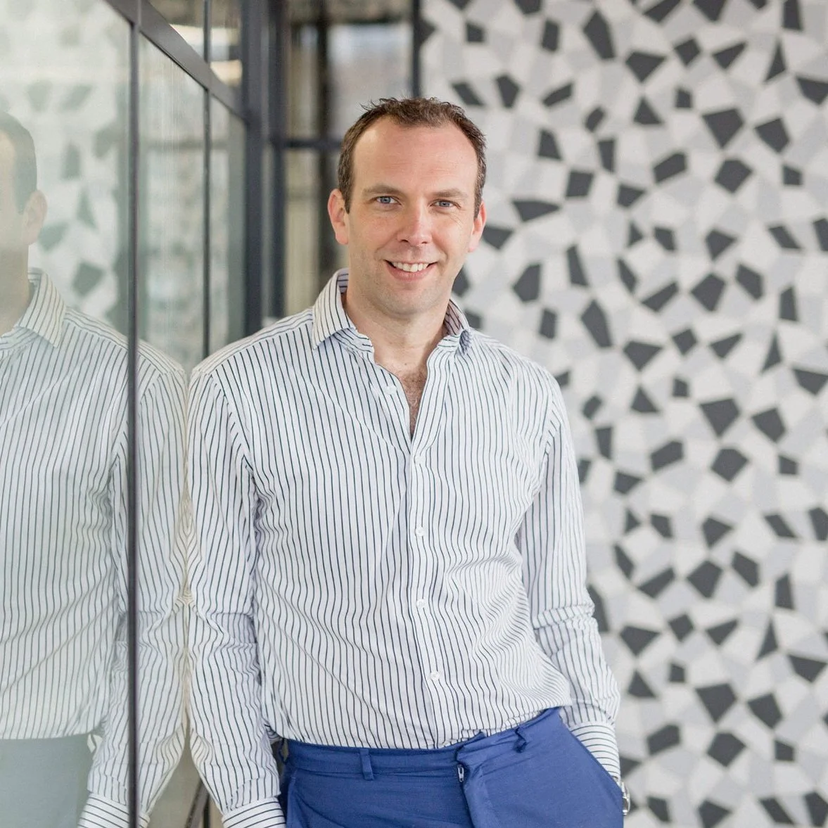 Brown McLeod director, Matthew Giles in the Accountancy practice's Sheffield head office.