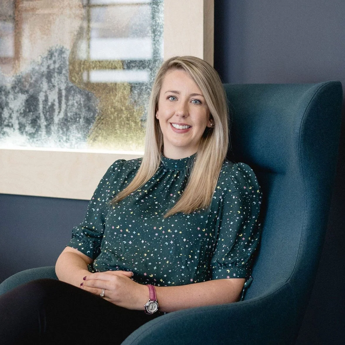 Brown McLeod director, Kate Revell in the Accountancy practice's Sheffield head office.