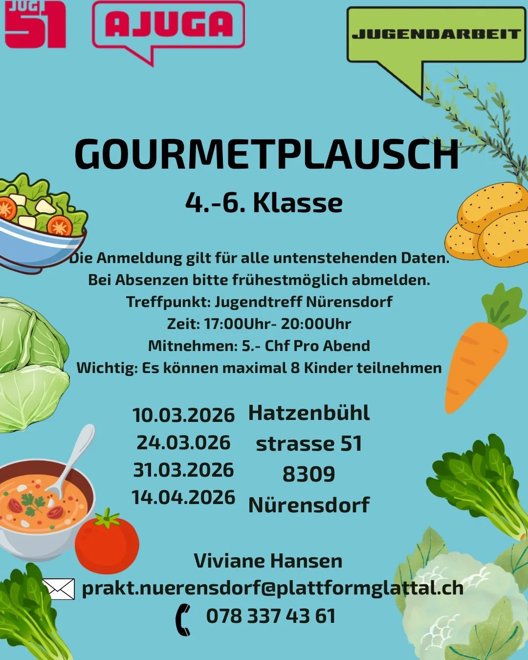 Gourmetplausch, m&auml;ldet eu aa 🥳🥙🥗🌮🍝🍕