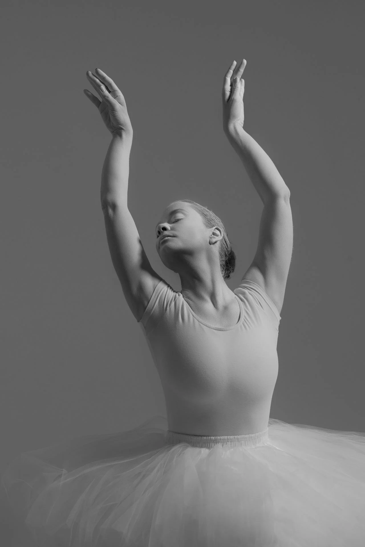 Künstlerinnen-Portrait, Tänzerin als Statue, Abschlussprojekt