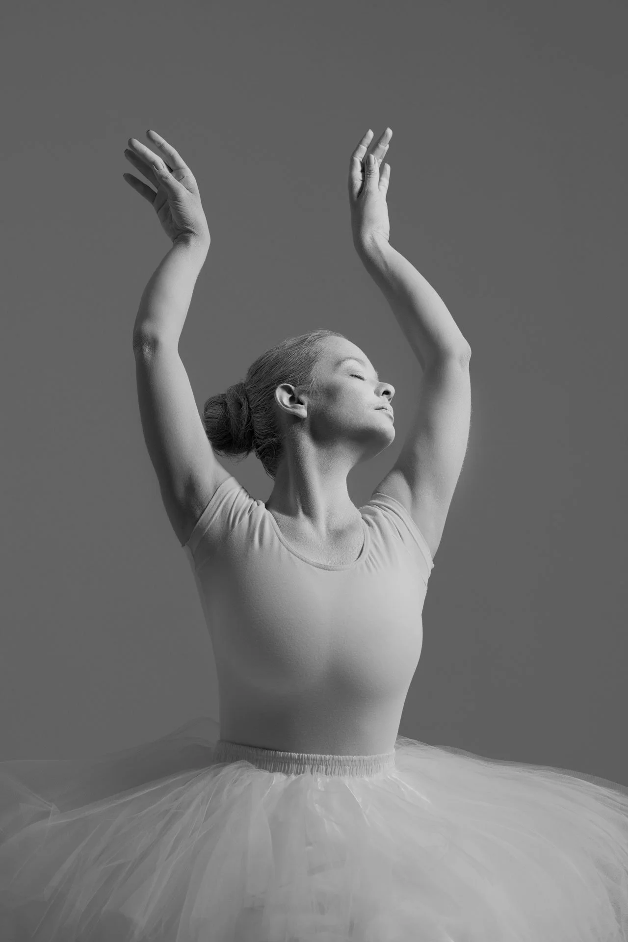 Künstlerinnen-Portrait, Tänzerin als Statue, Abschlussprojekt