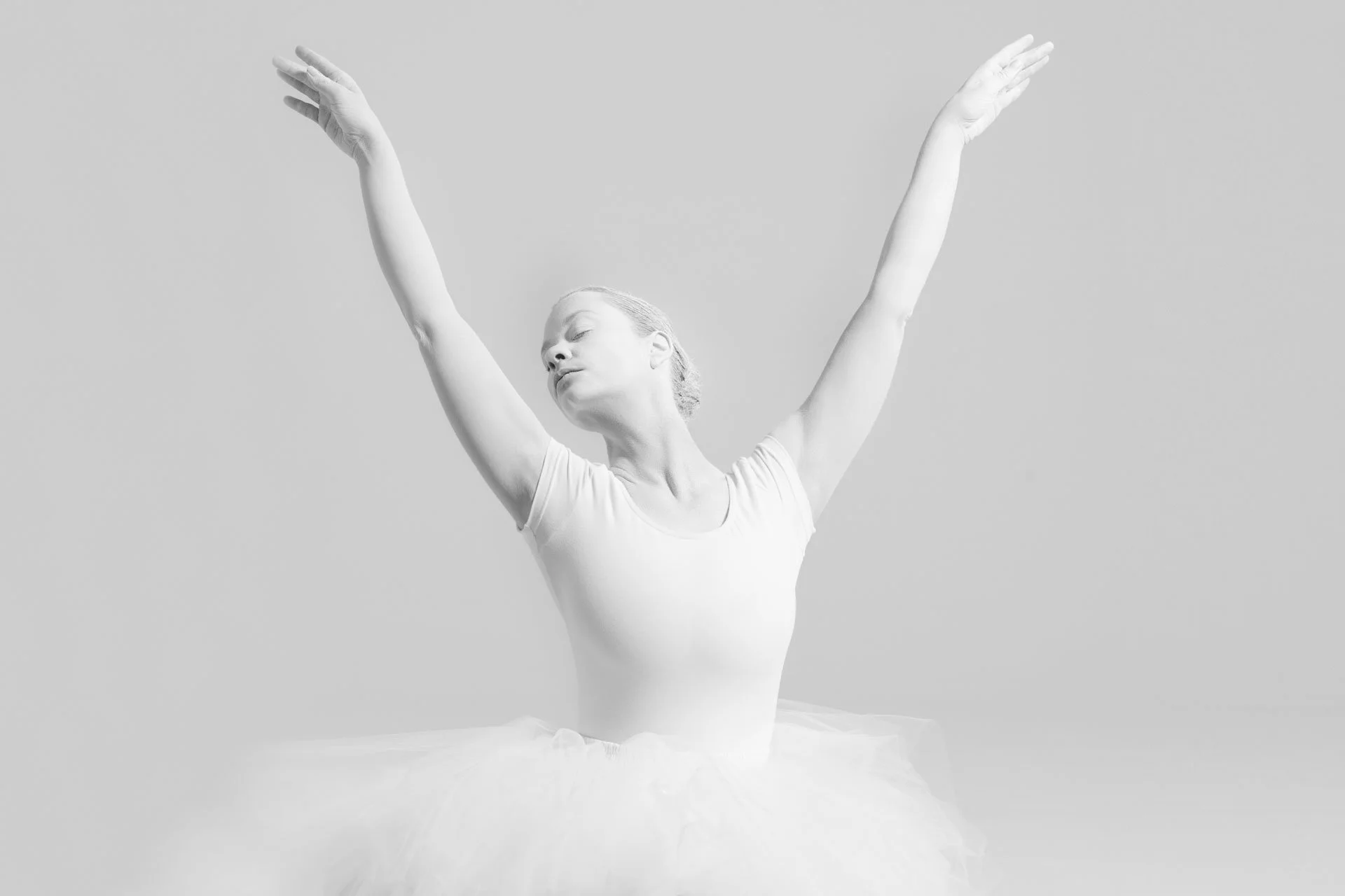 Künstlerinnen-Portrait, Tänzerin als Statue, Abschlussprojekt