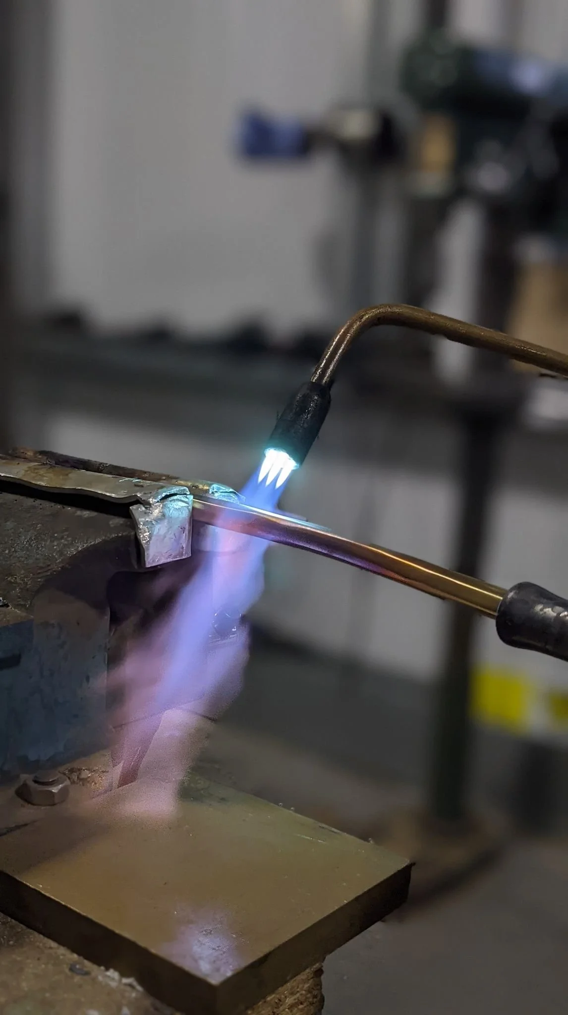 Melting bronze for the Marchmont House candelabra