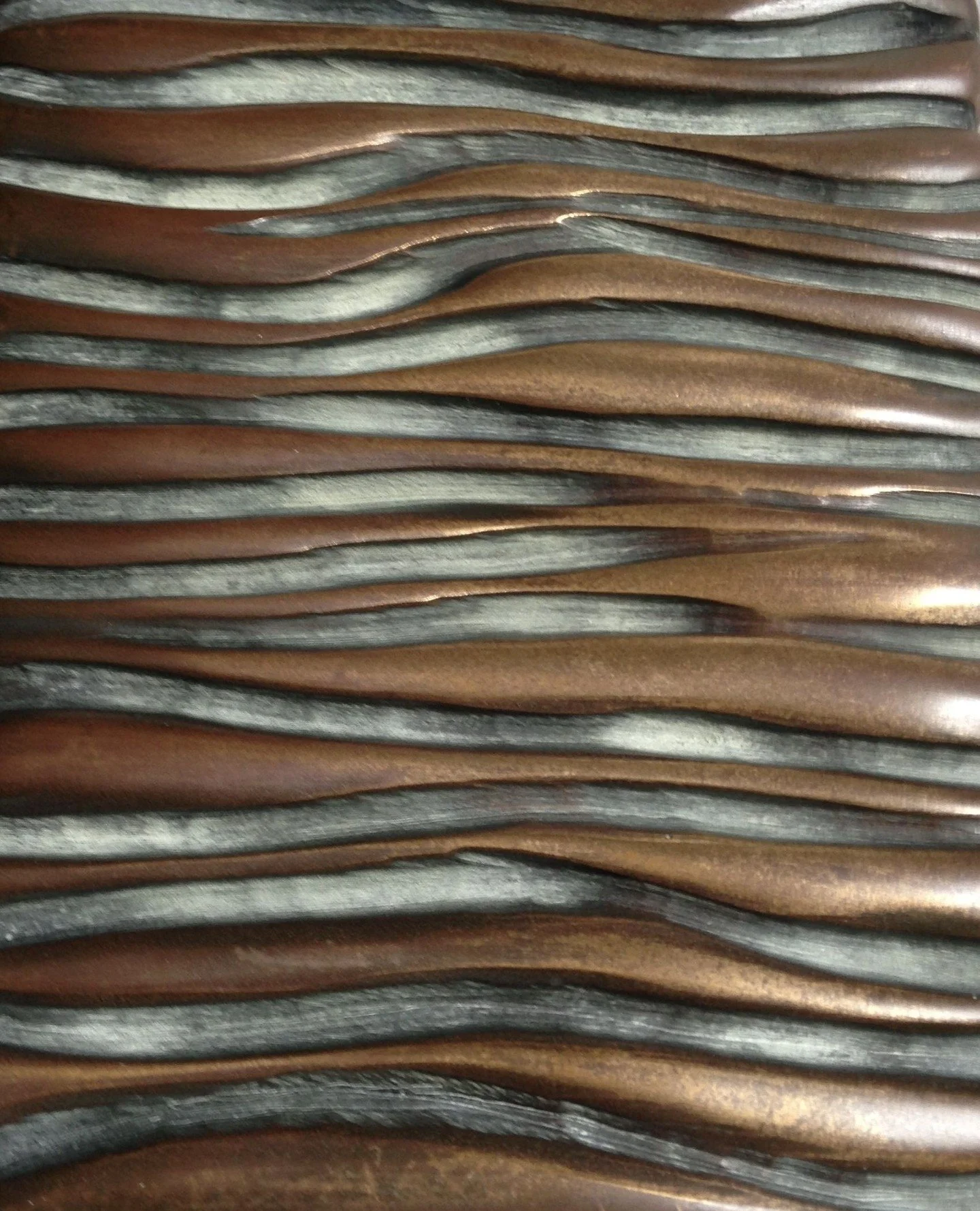 Ripples are forming across the surface of our work this week.  Evoking the appearance of light dancing across water - adding depth and character to this sold form.⁠
⁠