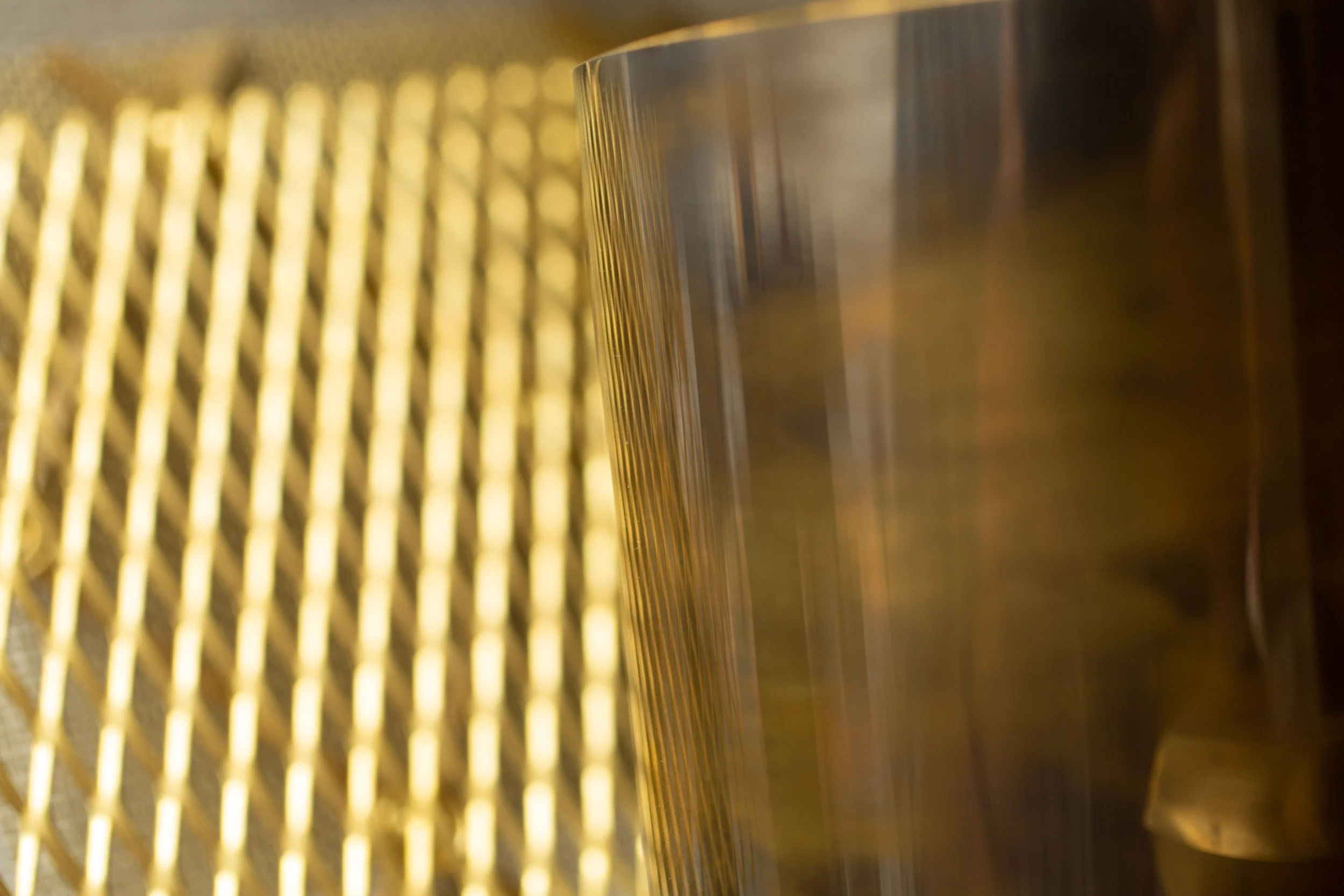 Polished brass finish