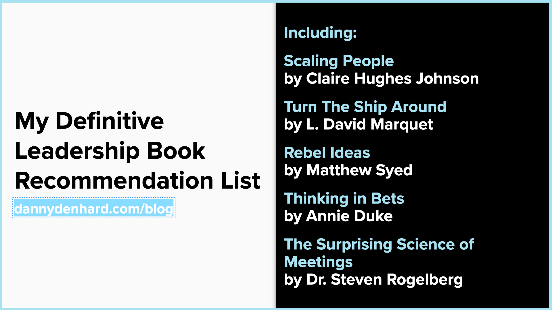My Definitive Book Recommendation List For Leaders
