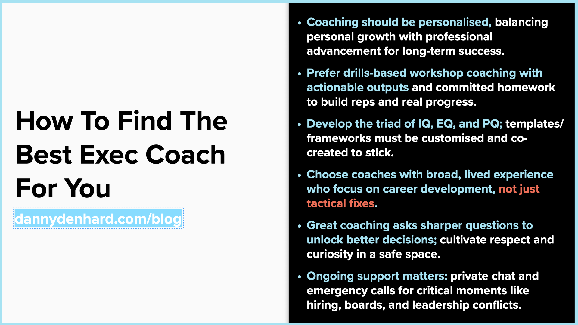 How To Find The Best Exec Coach For You