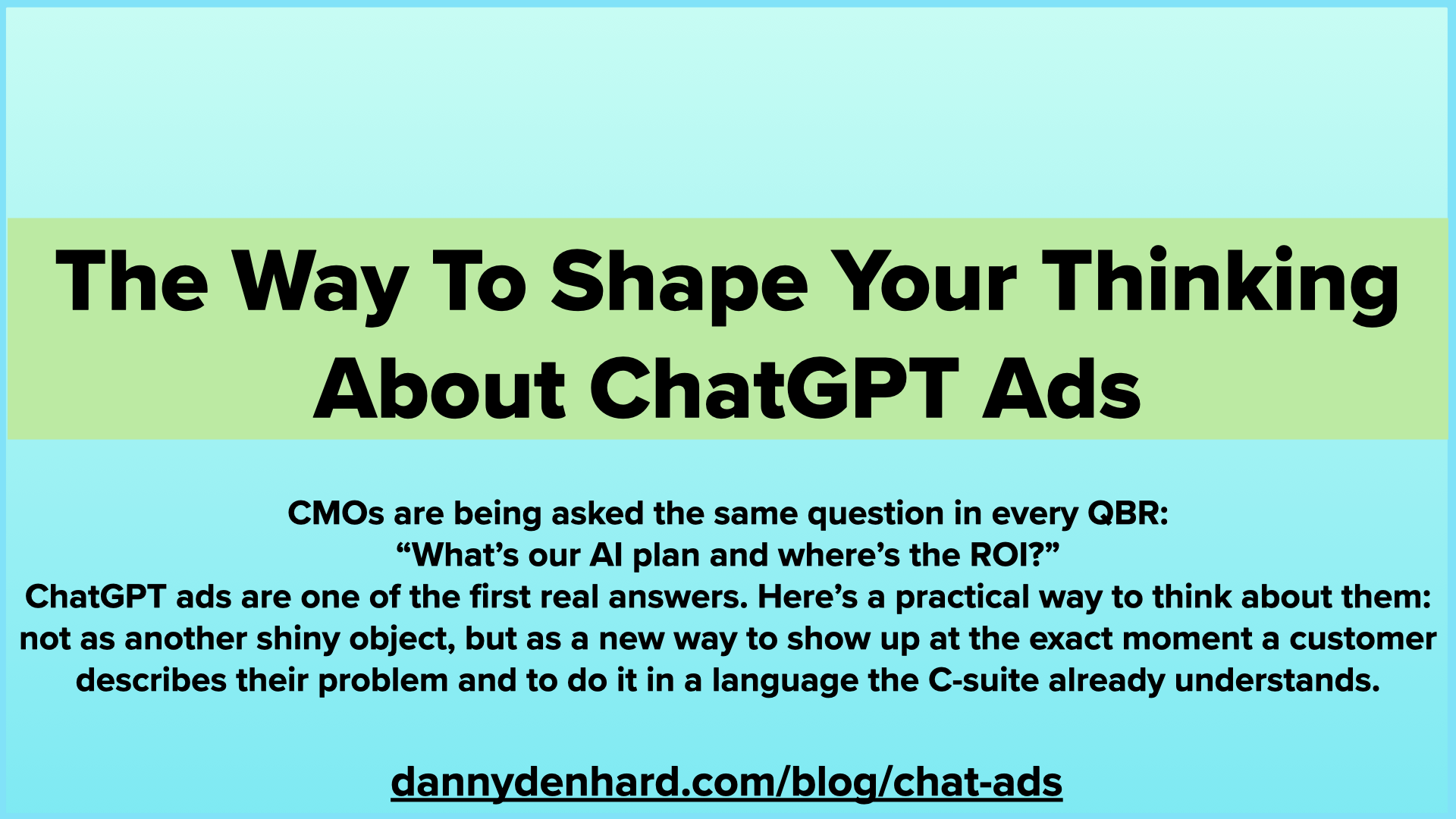 The Way To Shape Your Thinking About ChatGPT Ads