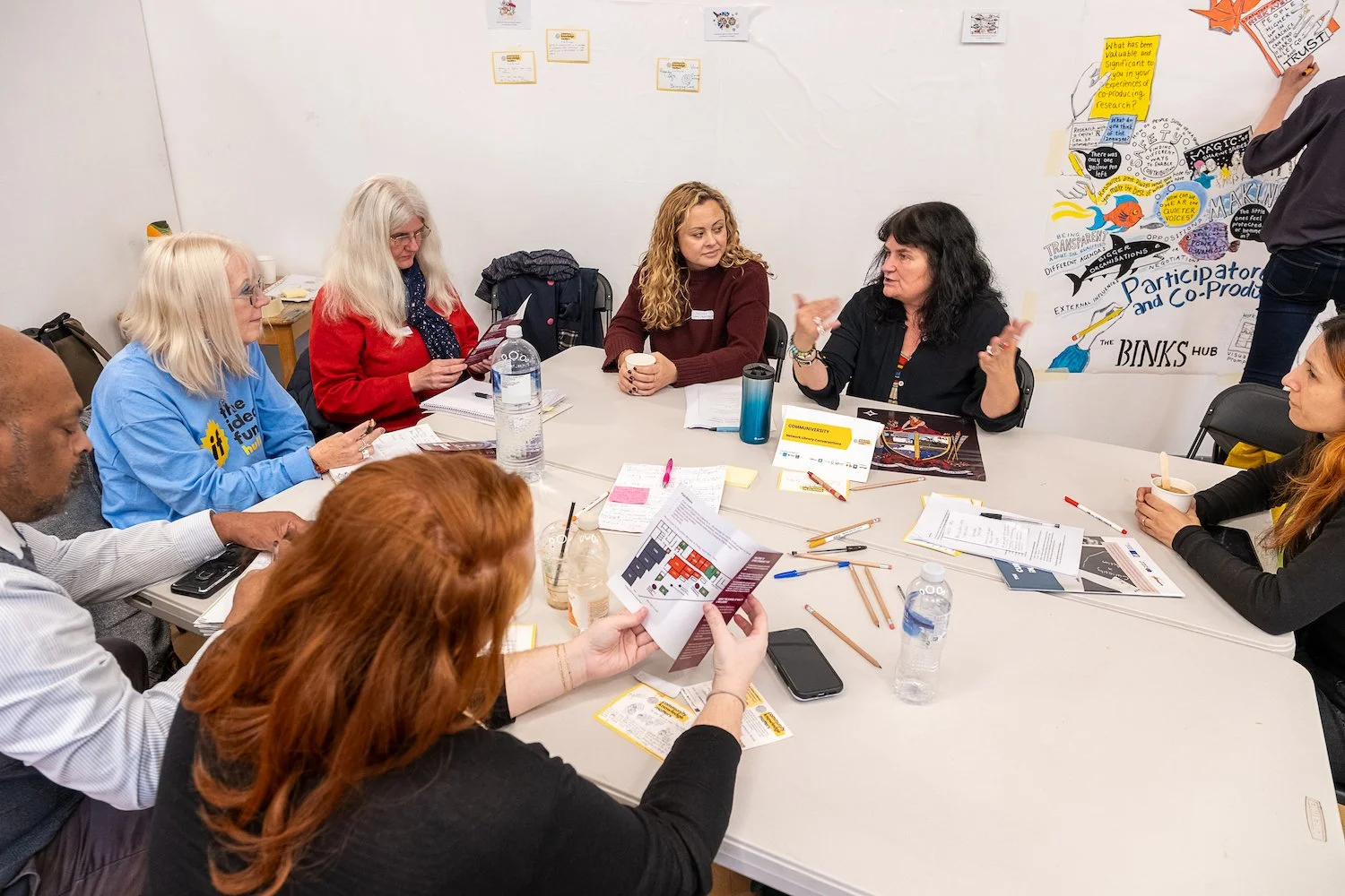 Community Knowledge Matters Gathering, Network Library Conversation with Annexe Communities sharing the Communiversity Project- Image Credit Alexander Williamson.