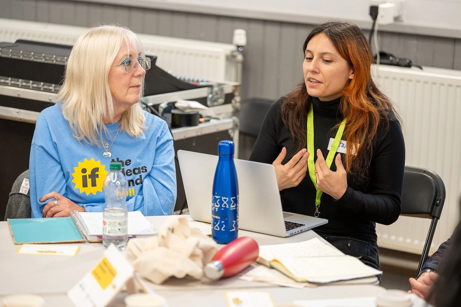 Community Knowledge Matters Gathering, Discussion Tables - Image Credit Alexander Williamson.