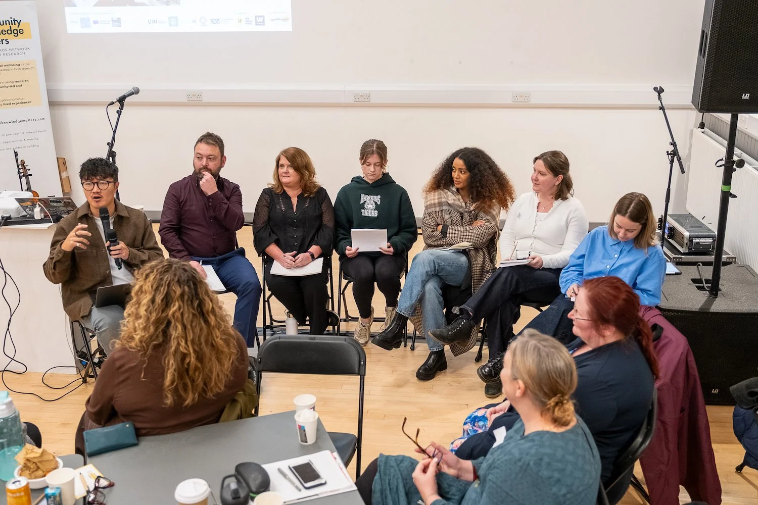 Community Knowledge Matters Gathering, Listening Panel - Image Credit Alexander Williamson.