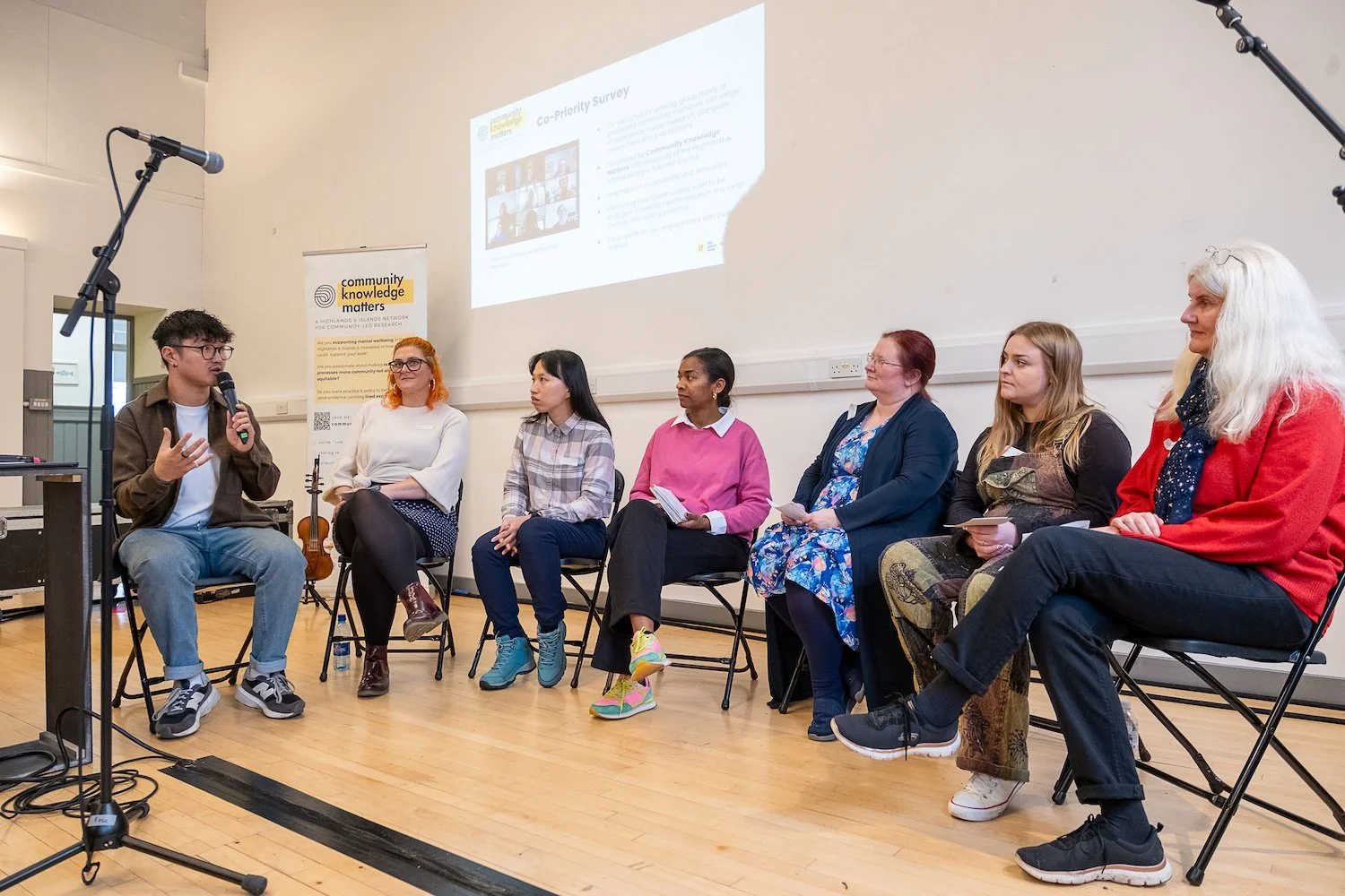 Community Knowledge Matters Gathering, “Doing Mental Health and Wellbeing Research with Rural Communities” Co-Priority Survey working group - Image Credit Alexander Williamson.