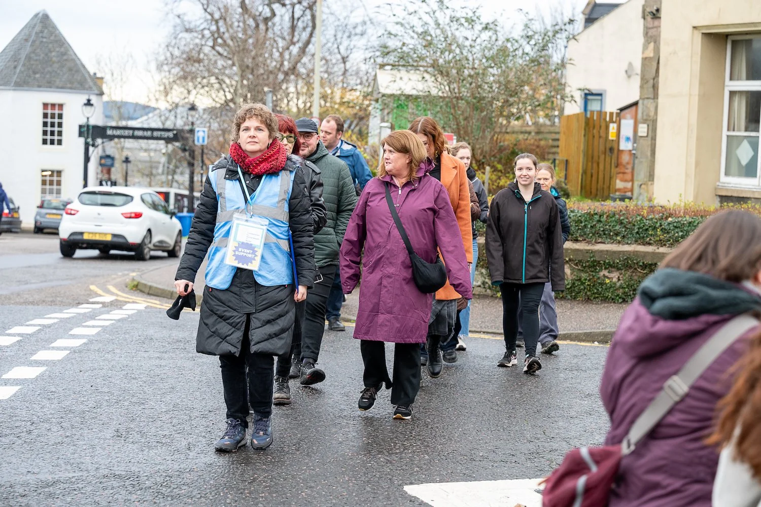 Community Knowledge Matters Gathering, Active Listening walks facilitated by the Moray Wellbeing Hub - Image Credit Alexander Williamson.