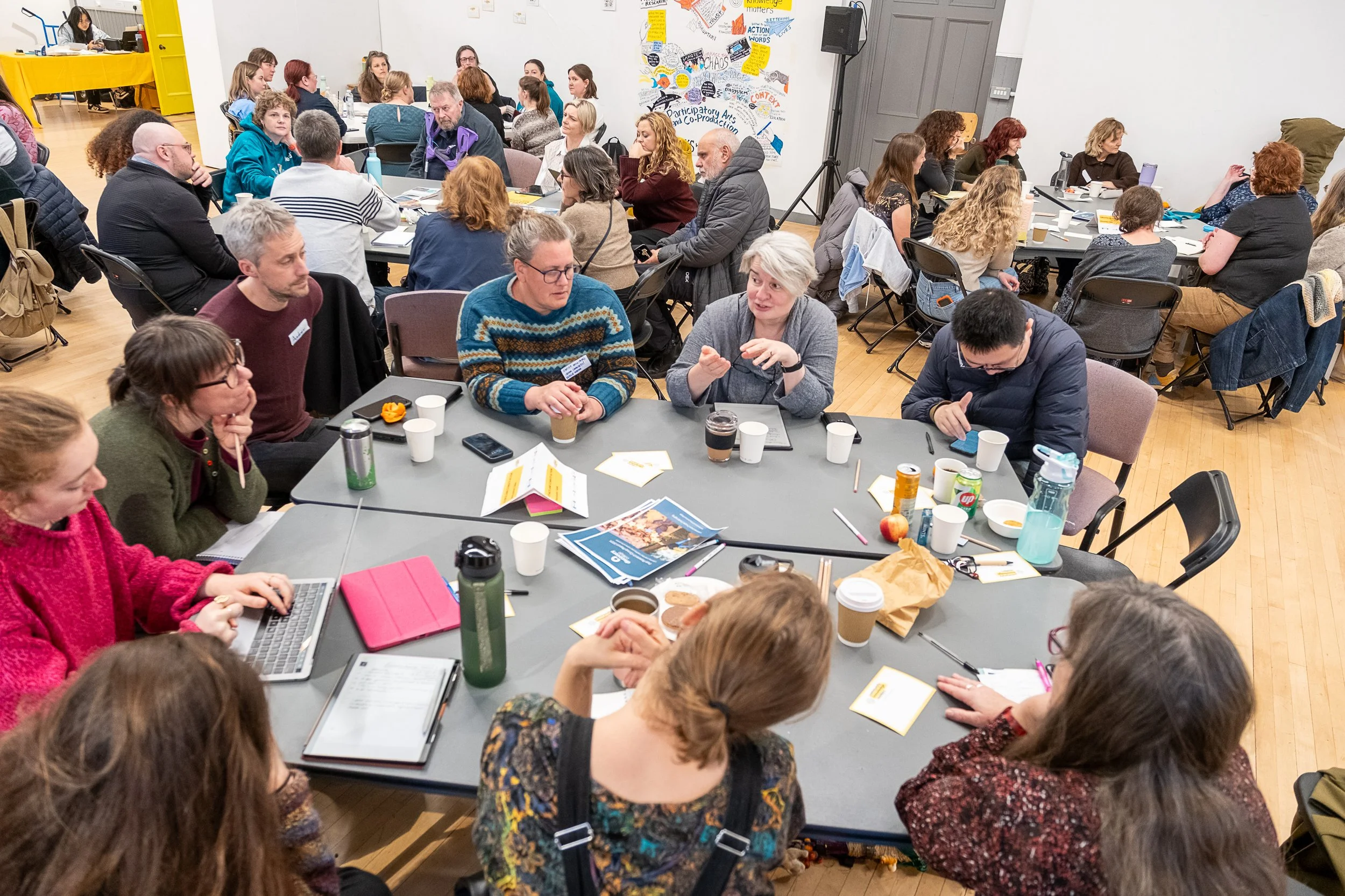 Round Table. Community Knowledge Matters Network Gathering,  11th November 2025, Inverness. Photo Credit: Alexander Williamson