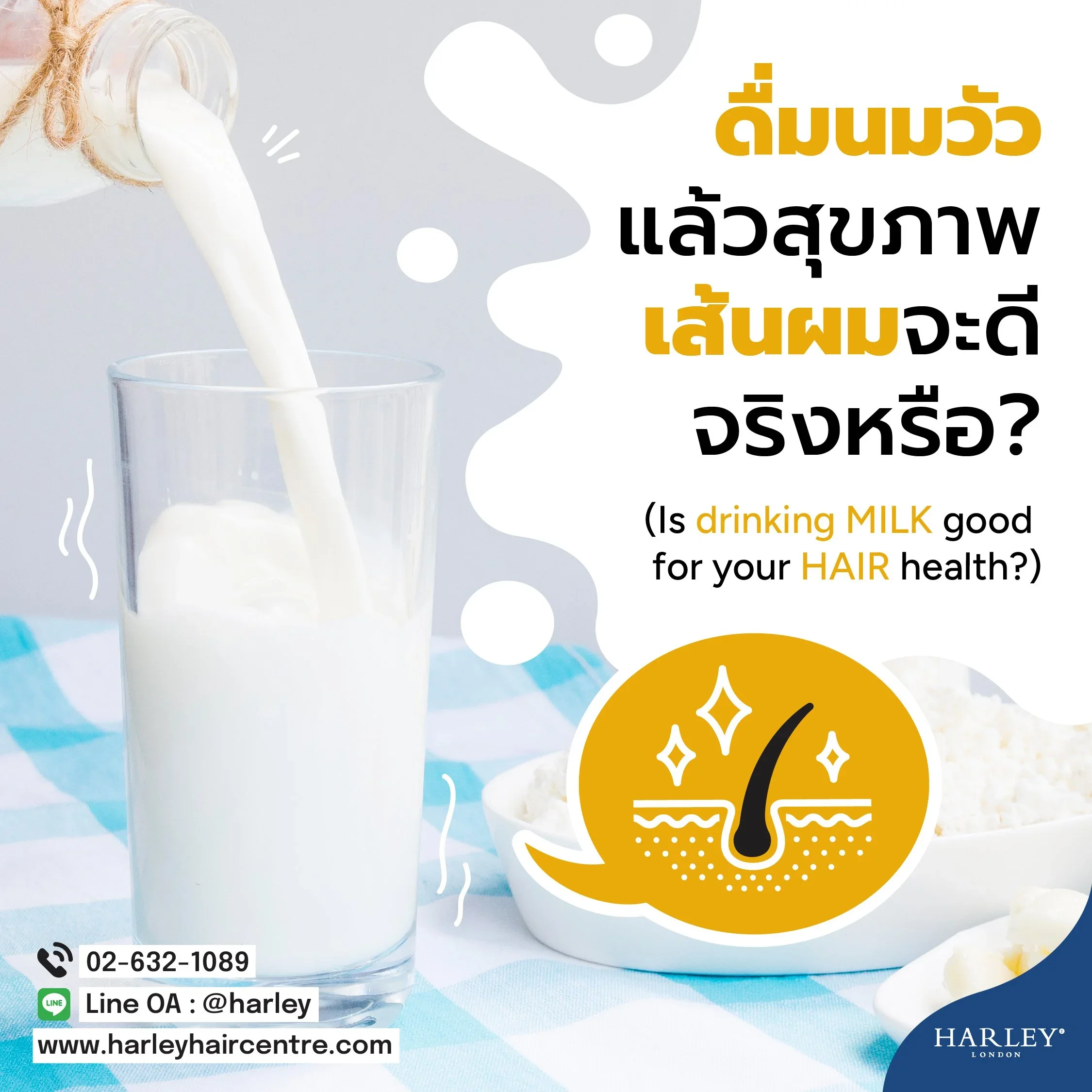 ดื่มนมวัวแล้วสุขภาพเส้นผมดีจริงหรือ? เจาะลึกข้อดีและภัยเงียบที่คุณอาจไม่รู้