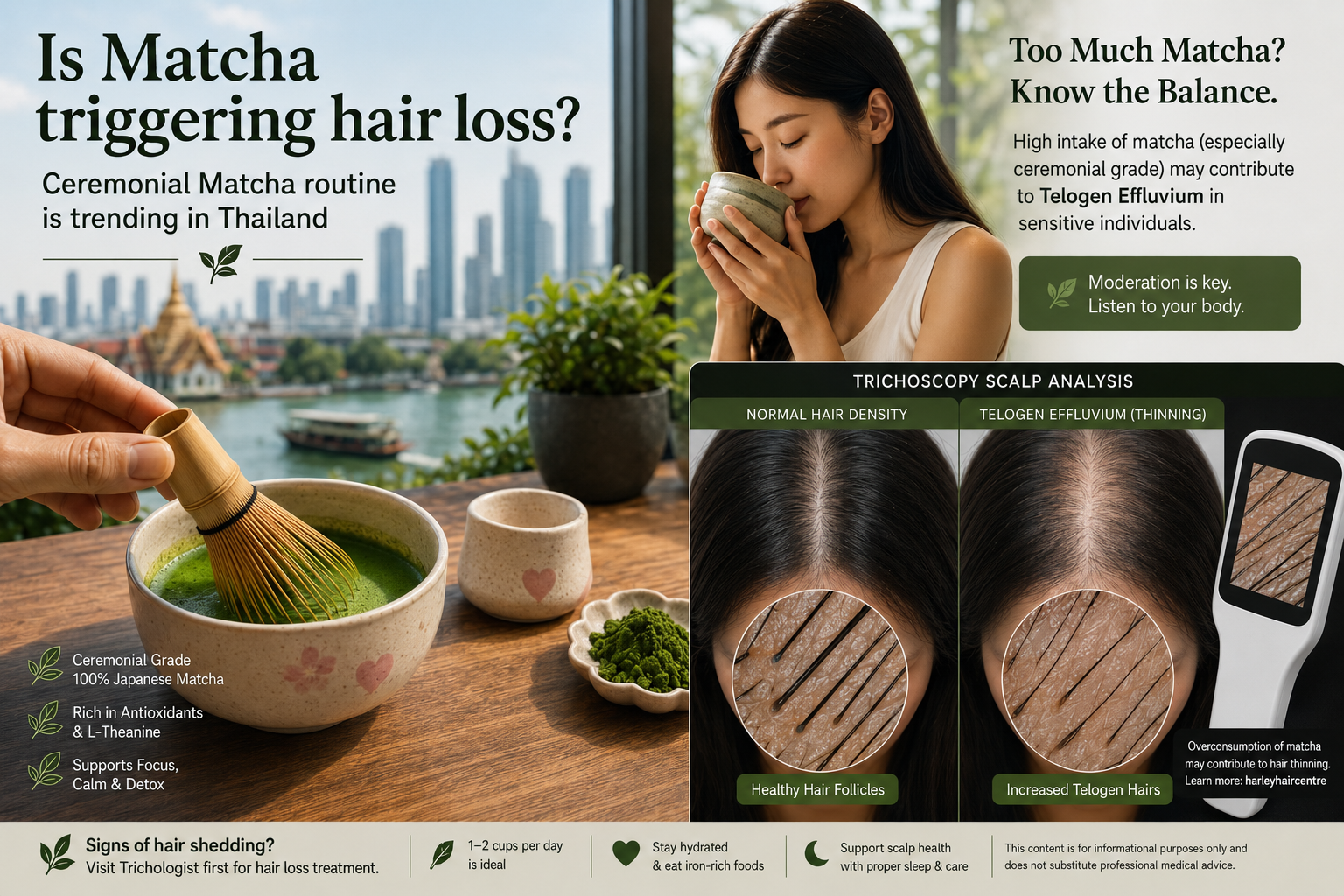 The Dark Side of the Green Rush: How Thailand’s Matcha Obsession Could Be Thinning Your Hair